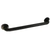 Clearance Manhattan 24" Brass Decorative Grab Bar in Matte Black Grab Bars