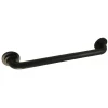 Clearance Manhattan 18" Brass Decorative Grab Bar in Matte Black Grab Bars