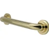 Clearance Manhattan 12" Brass Decorative Grab Bar in Polished Brass Grab Bars