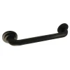 Manhattan 12" Brass Decorative Grab Bar in Matte Black Grab Bars
