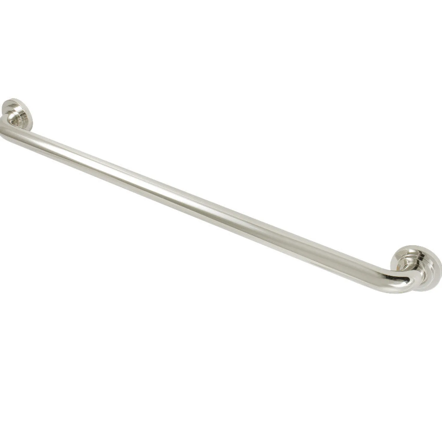 Best Manhattan 30" Brass Decorative Grab Bar in Polished Nickel Grab Bars