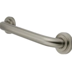 Sale Manhattan 30" Brass Decorative Grab Bar in Brushed Nickel Grab Bars