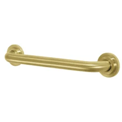 Online Manhattan 16" Brass Decorative Grab Bar in Brushed Brass Grab Bars