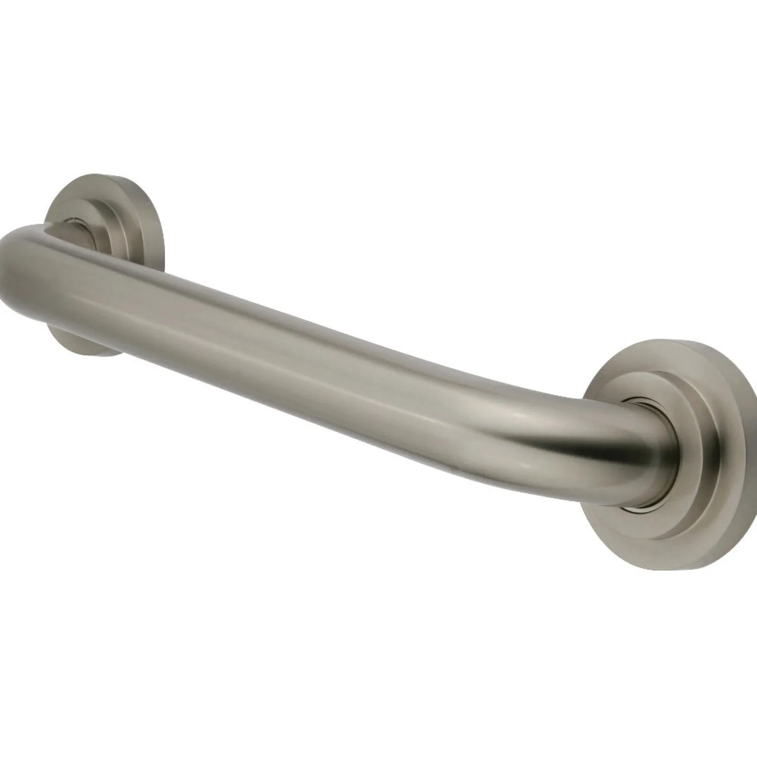 Best Manhattan 16" Brass Decorative Grab Bar in Brushed Nickel Grab Bars