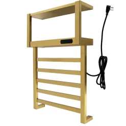 Hot Markus Wall Mount Plug-In Towel Warmer in Brushed Brass Towel Warmers|Towel Warmers