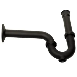 Sale Matte Black P-Trap for Bathroom and Utility Drains Laundry & Utility Sinks