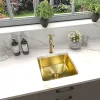 Sale Matte Finish Hammered Brass 17" Undermount Bar Sink Single Bowl Sinks|Undermount Sinks