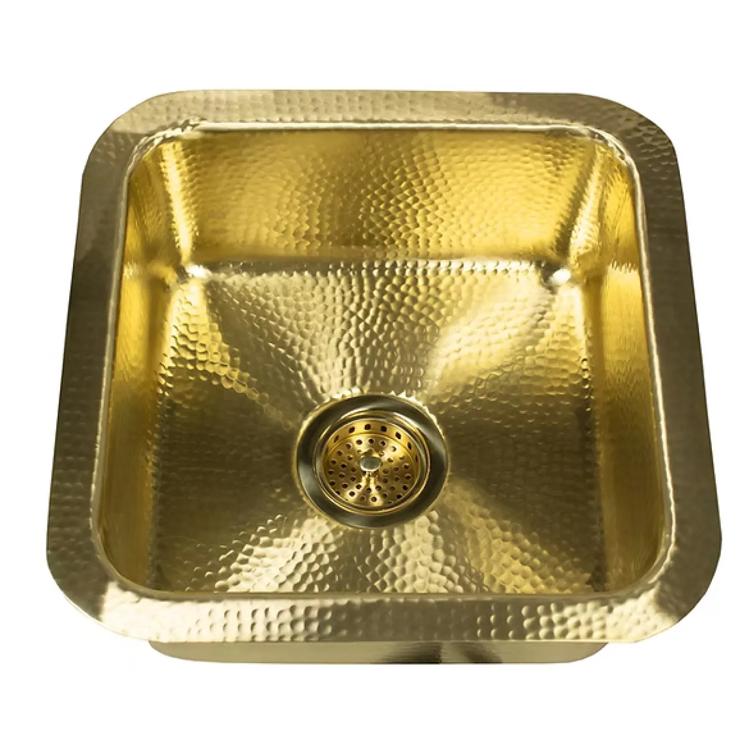 Sale Matte Finish Hammered Brass 17" Undermount Bar Sink Single Bowl Sinks|Undermount Sinks