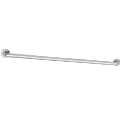 Sale Meridian 36" Brass ADA Grab Bar in Polished Chrome Grab Bars