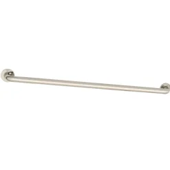 Sale Meridian 36" Brass ADA Grab Bar in Polished Nickel Grab Bars