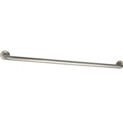 Hot Meridian 36" Brass ADA Grab Bar in Brushed Nickel Grab Bars