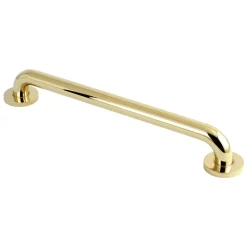 Best Meridian 18" Brass ADA Grab Bar in Polished Brass Grab Bars