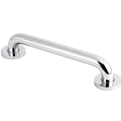 Sale Meridian 12" Brass ADA Grab Bar in Polished Chrome Grab Bars