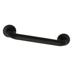 Outlet Meridian 12" Brass ADA Grab Bar in Matte Black Grab Bars
