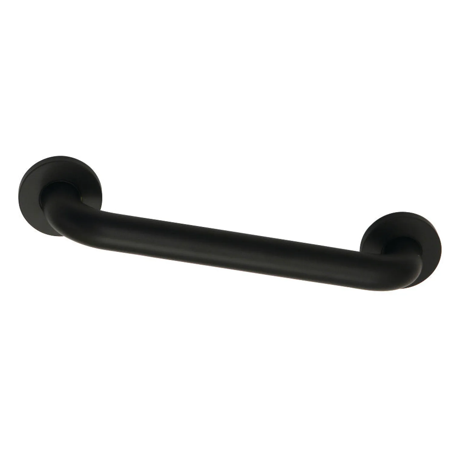 Outlet Meridian 12" Brass ADA Grab Bar in Matte Black Grab Bars