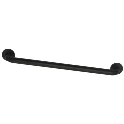 Clearance Meridian 24" Brass ADA Grab Bar in Matte Black Grab Bars