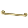 New Meridian 16" Brass ADA Grab Bar in Brushed Brass Grab Bars