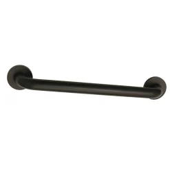 Sale Meridian 16" Brass ADA Grab Bar in Oil Rubbed Bronze Grab Bars