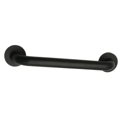 Clearance Meridian 16" Brass ADA Grab Bar in Matte Black Grab Bars