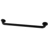 Discount Metropolitan 24" Brass Decorative Grab Bar in Matte Black Grab Bars