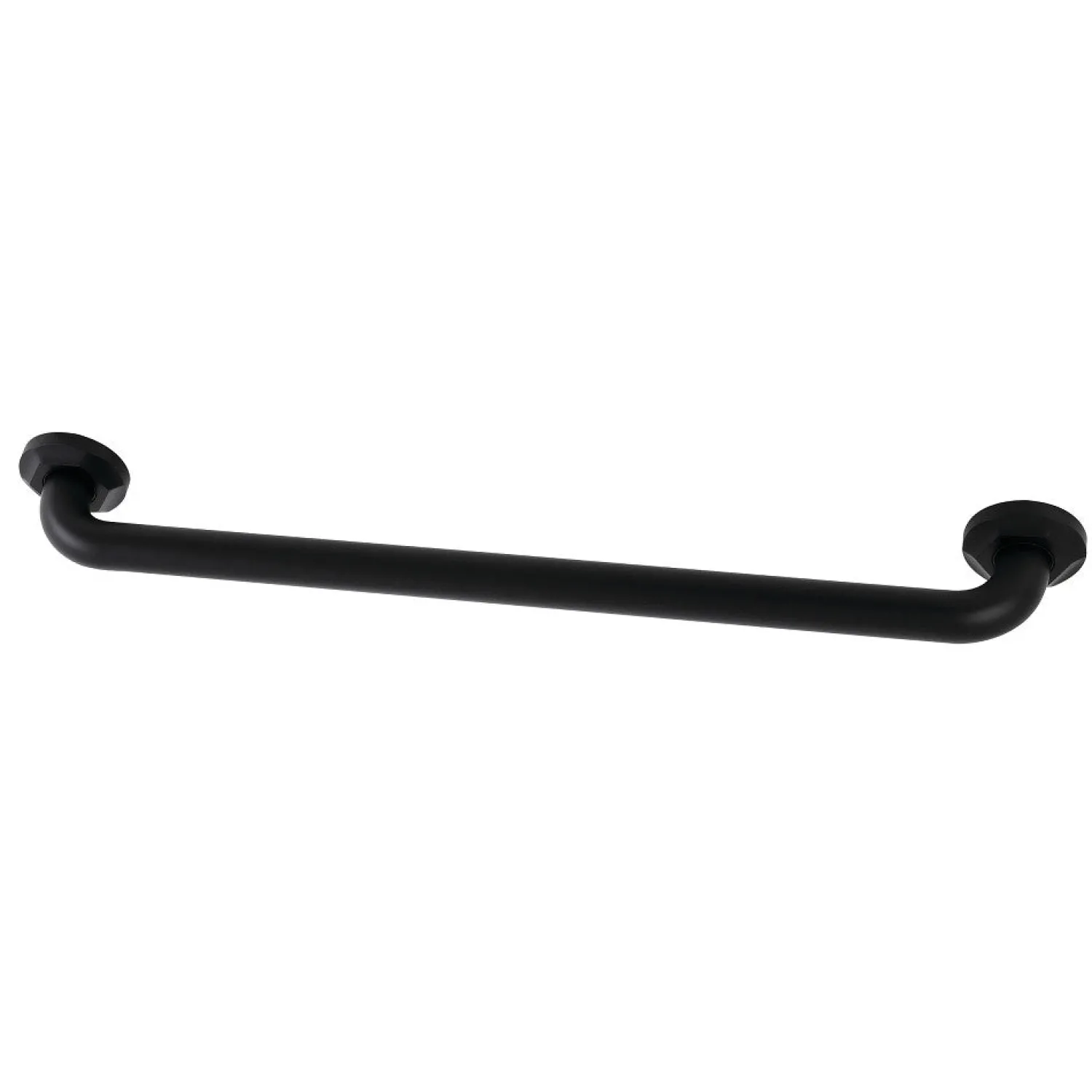 Discount Metropolitan 24" Brass Decorative Grab Bar in Matte Black Grab Bars