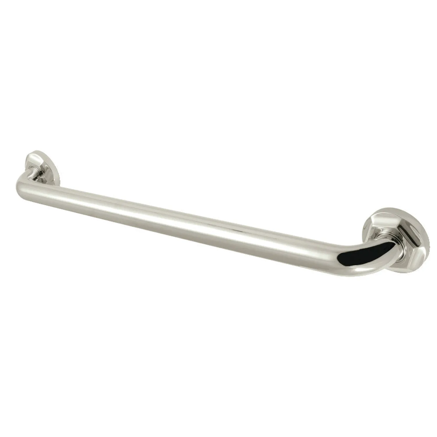 New Metropolitan 24" Brass Decorative Grab Bar in Polished Nickel Grab Bars