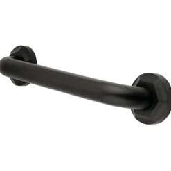 Clearance Metropolitan 36" Brass Decorative Grab Bar in Oil Rubbed Bronze Grab Bars