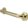 New Metropolitan 18" Brass Decorative Grab Bar in Polished Brass Grab Bars