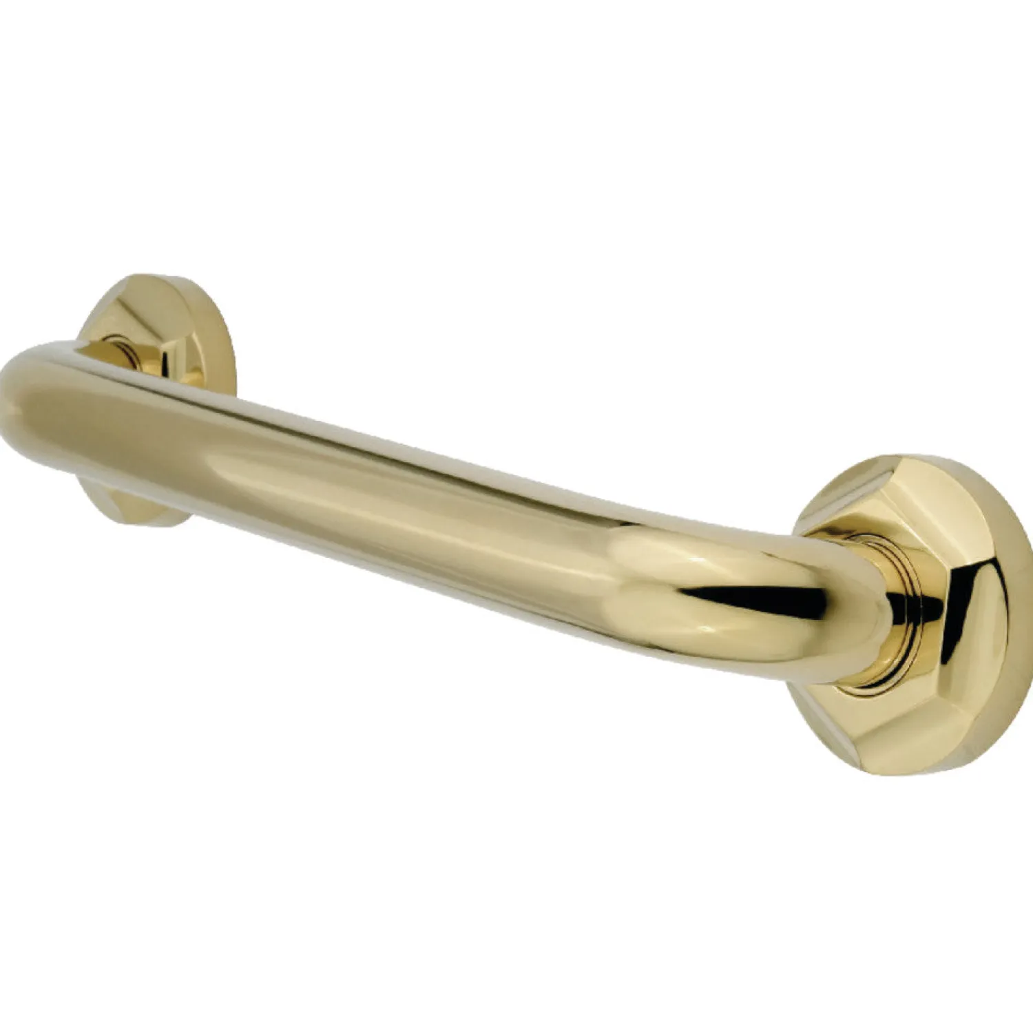 New Metropolitan 18" Brass Decorative Grab Bar in Polished Brass Grab Bars