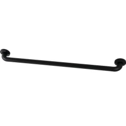 Discount Metropolitan 32" Brass Decorative Grab Bar in Matte Black Grab Bars