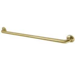 Clearance Metropolitan 32" Brass Decorative Grab Bar in Brushed Brass Grab Bars