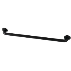 Hot Metropolitan 30" Brass Decorative Grab Bar in Matte Black Grab Bars