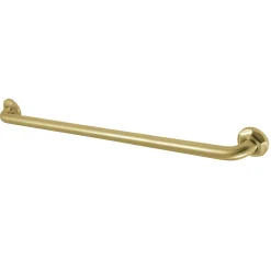 Clearance Metropolitan 30" Brass Decorative Grab Bar in Brushed Brass Grab Bars