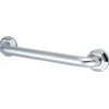 Metropolitan 16" Brass Decorative Grab Bar in Polished Chrome Grab Bars