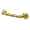Discount Metropolitan 12" Brass Decorative Grab Bar in Brushed Brass Grab Bars