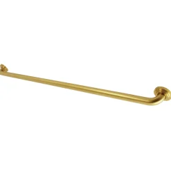 Outlet Milano 48" Brass ADA Grab Bar in Brushed Brass Grab Bars