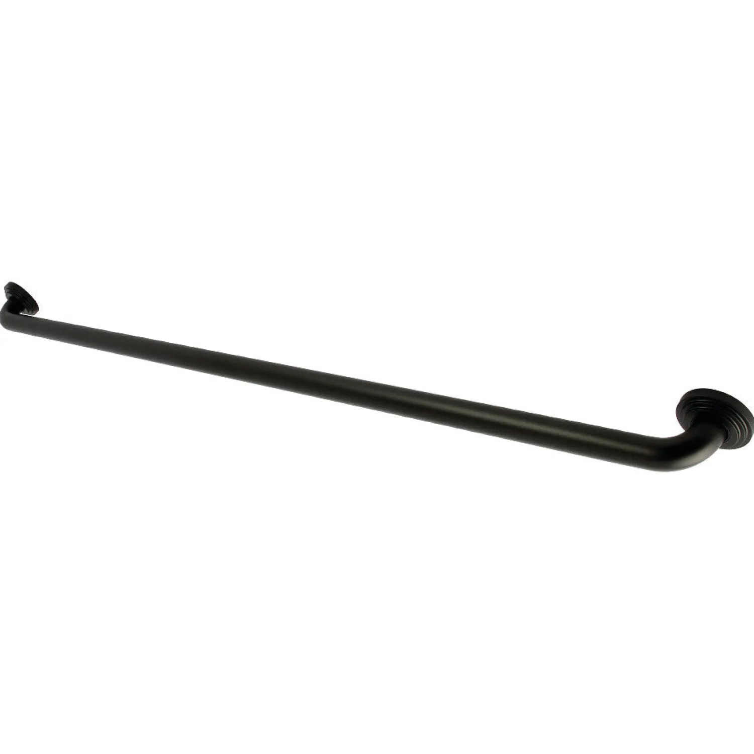 Discount Milano 48" Brass ADA Grab Bar in Matte Black Grab Bars