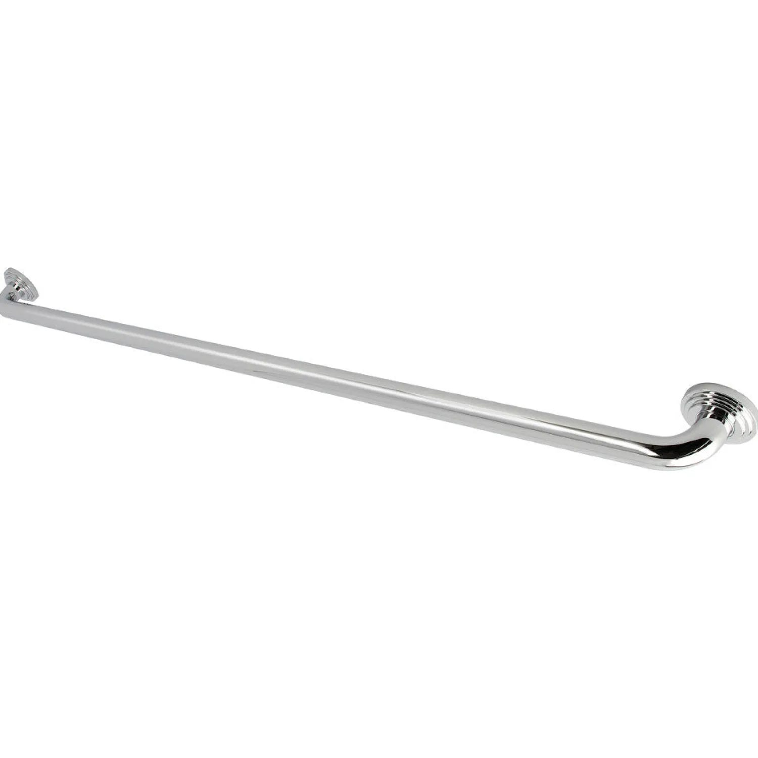 Sale Milano 48" Brass ADA Grab Bar in Polished Chrome Grab Bars
