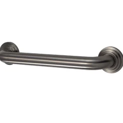 Online Milano 30" Brass Decorative Grab Bar in Brushed Nickel Grab Bars