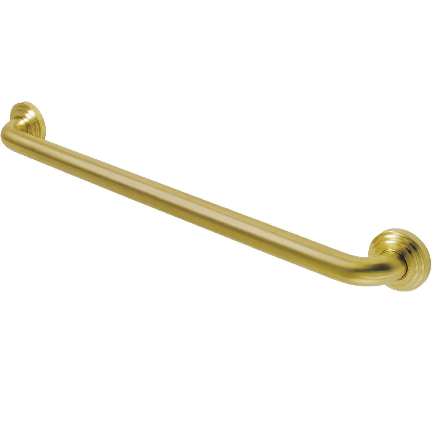 Clearance Milano 24" Brass Decorative Grab Bar in Brushed Brass Grab Bars