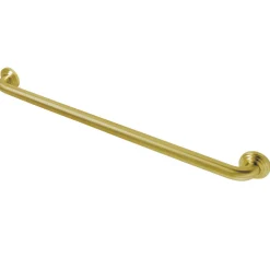 Best Milano 30" Brass Decorative Grab Bar in Brushed Brass Grab Bars