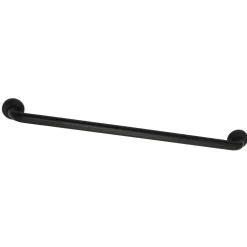 Discount Milano 30" Brass Decorative Grab Bar in Matte Black Grab Bars