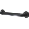 Sale Milano 12" Brass Decorative Grab Bar in Oil Rubbed Bronze Grab Bars