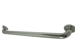 Clearance Milano 24" Brass Decorative Grab Bar in Polished Chrome Grab Bars