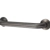 Clearance Milano 36" Brass Grab Bar in Brushed Nickel Grab Bars