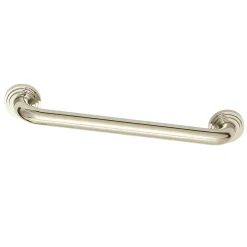 Clearance Milano 16" Brass Grab Bar in Polished Nickel Grab Bars