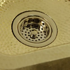 Outlet Bright Hammered Brass 17" Undermount Bar Sink Single Bowl Sinks|Undermount Sinks