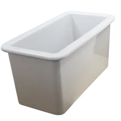 New Cape189 Single Bowl Dualmount Fireclay Bar-Prep Sink White Bar / Prep Sinks
