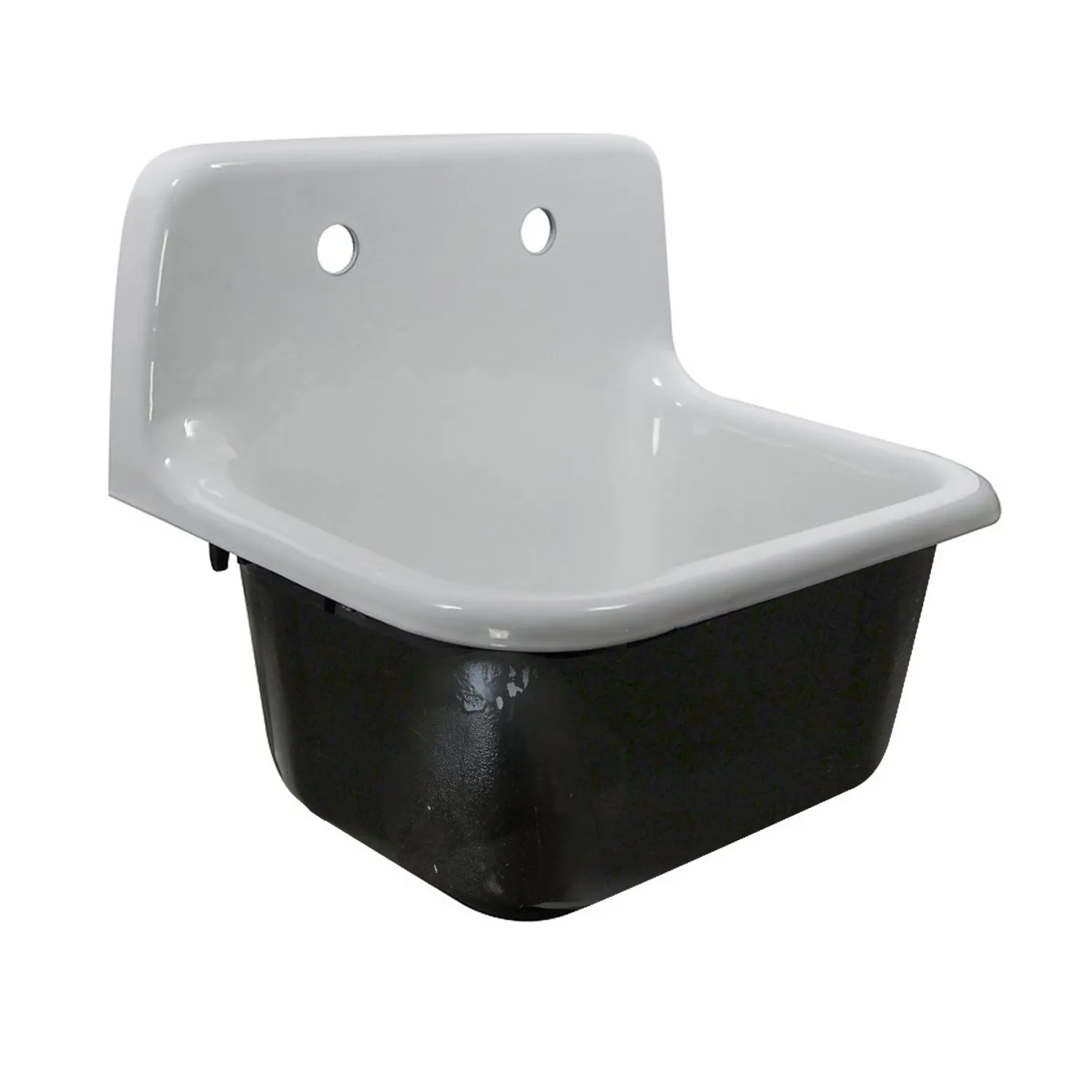 22" Cast Iron Wallmount Utility Sink Laundry & Utility Sinks