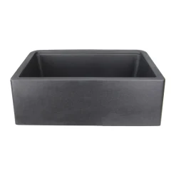 Best 30" Composite Farmhouse Sink | Metallic Black Single Bowl Sinks|Apron Front / Farmhouse Sinks